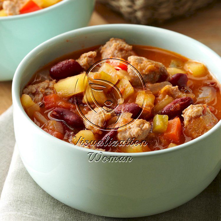 Red Bean ‘N’ Sausage Soup