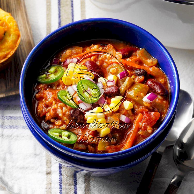 Bean & Bulgur Chili