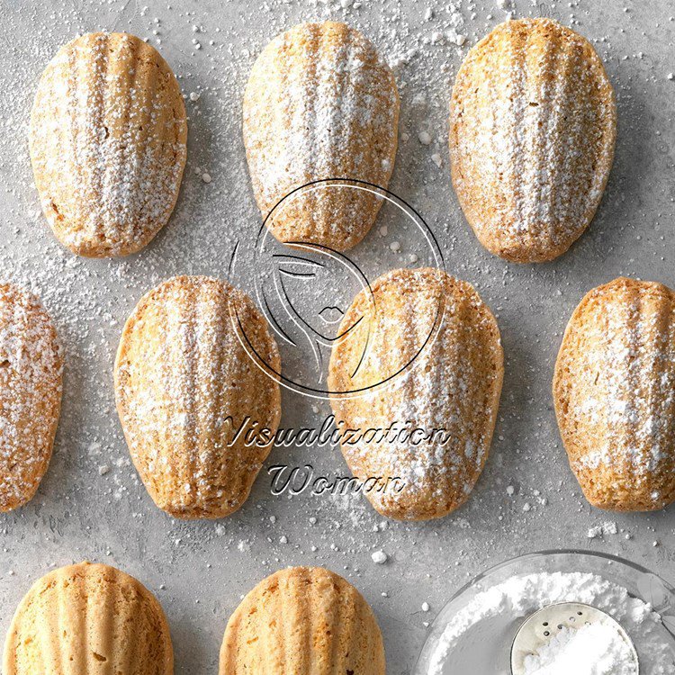 Hazelnut Madeleine Cookies