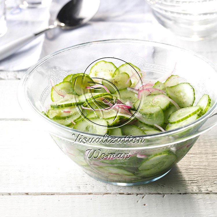 Cucumber and Red Onion Salad