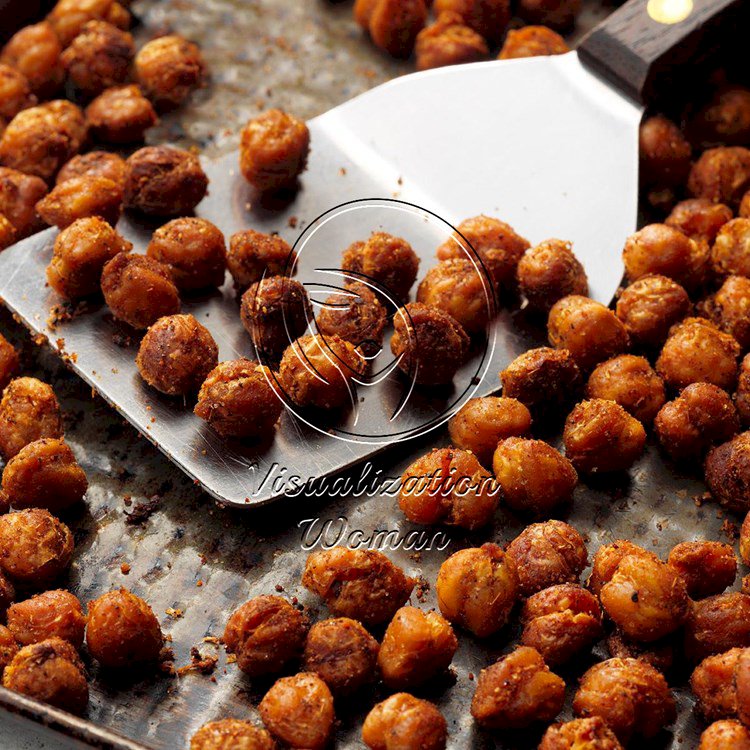 Roasted Curry Chickpeas