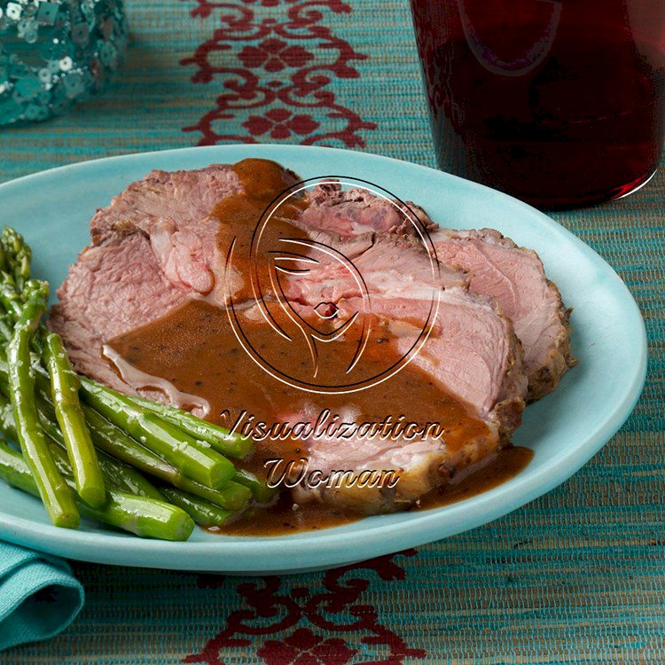 Italian Leg of Lamb with Lemon Sauce