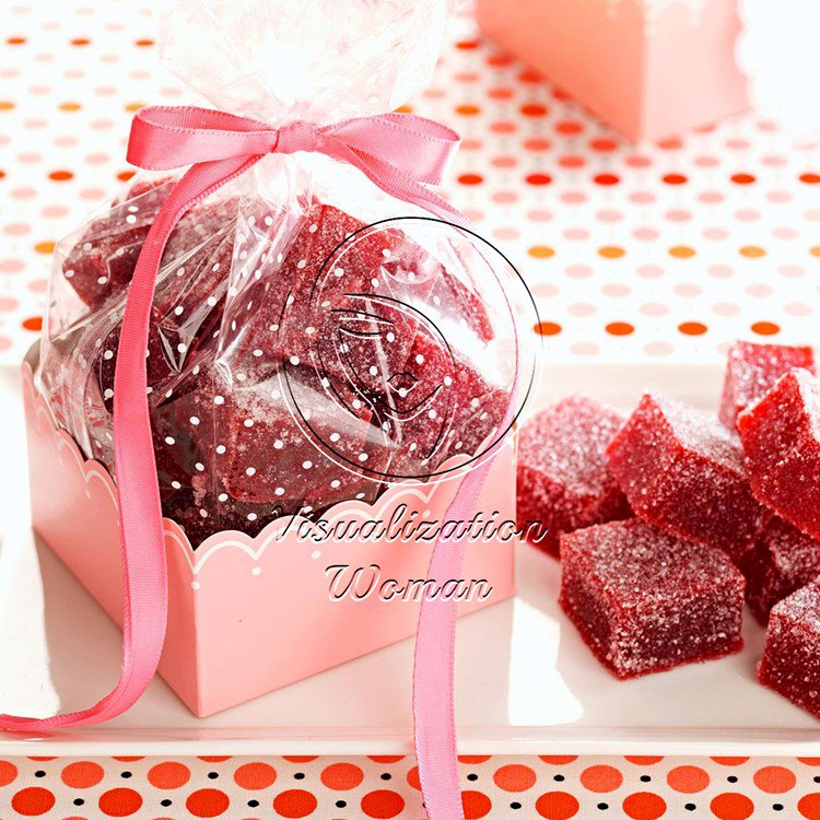 Cranberry Gumdrops