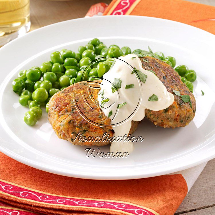 Tuna Cakes with Mustard Mayo