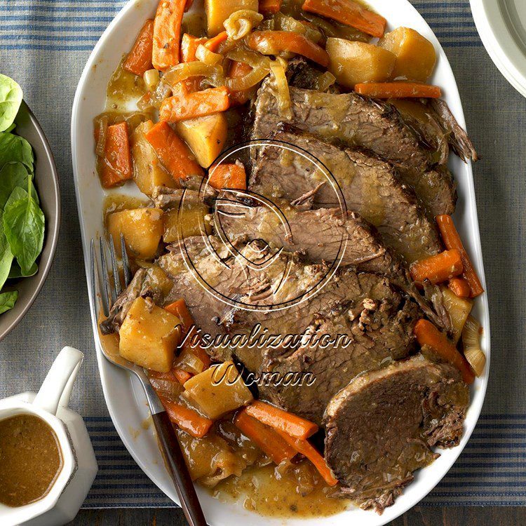 Slow-Cooked Rump Roast