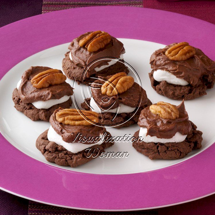 Chocolate-Covered Marshmallow Cookies