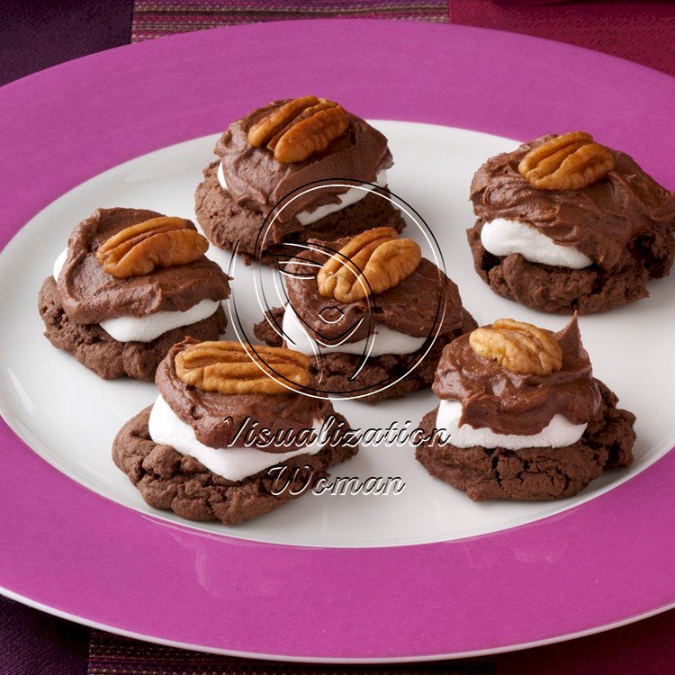 Chocolate-Covered Marshmallow Cookies