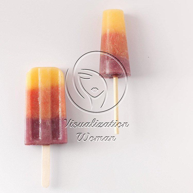 Crazy-Colored Fruit Pops