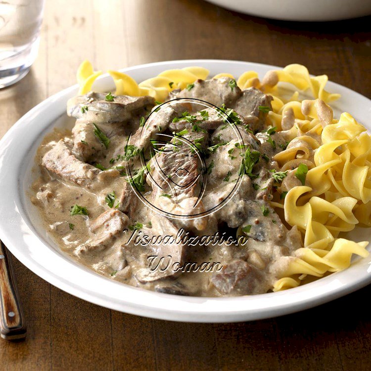 Slow-Cooker Beef Stroganoff