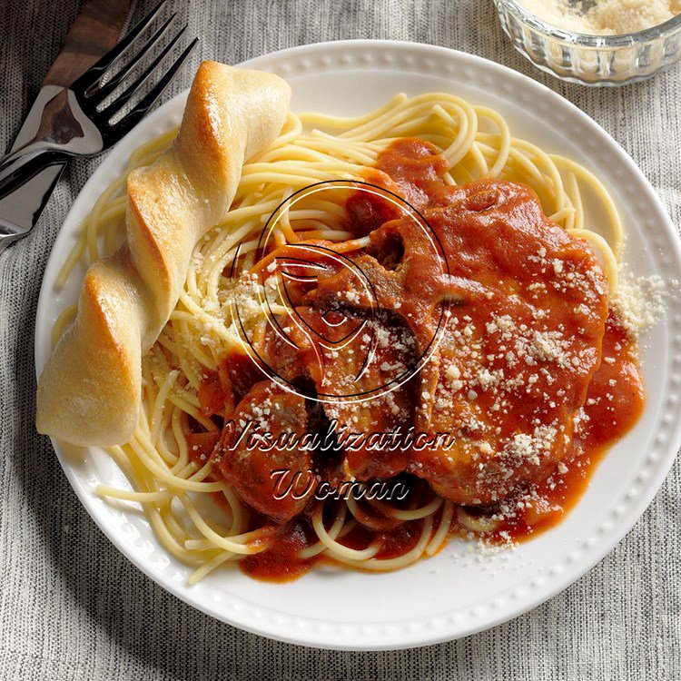 Spaghetti Pork Chops