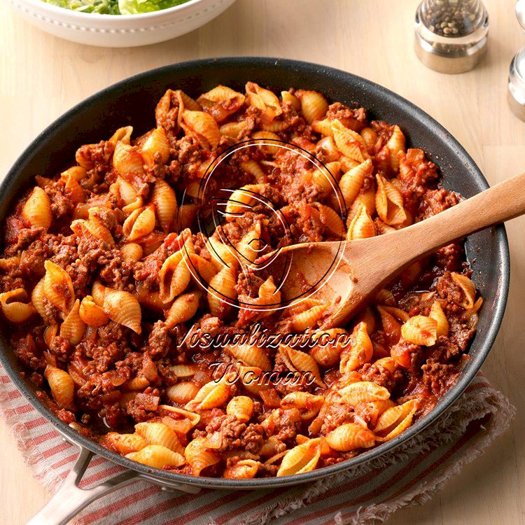 Stovetop Beef and Shells