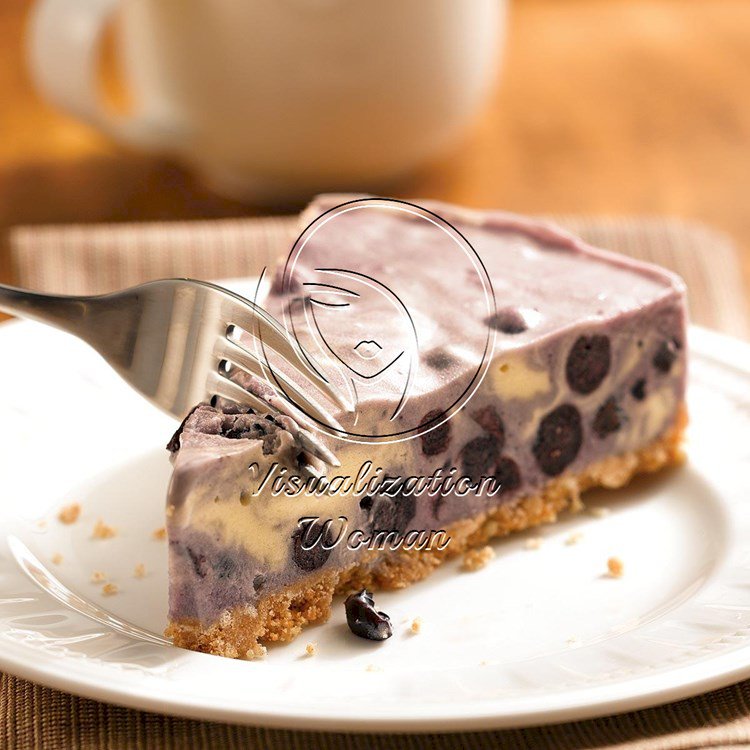 Blueberry Ice Cream Tart