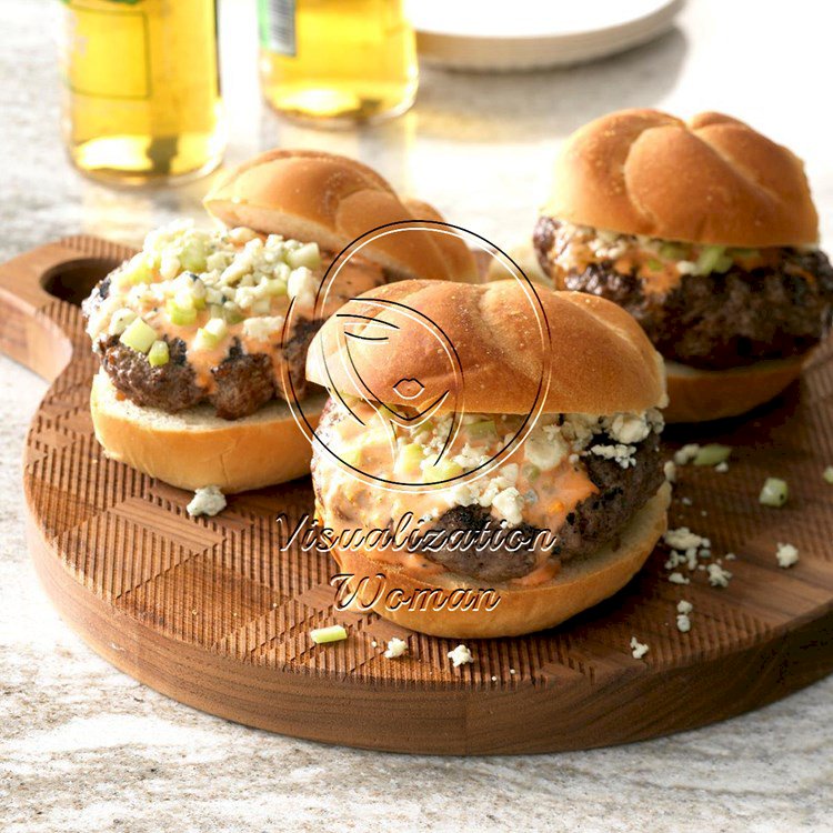 Buffalo Beef Burgers