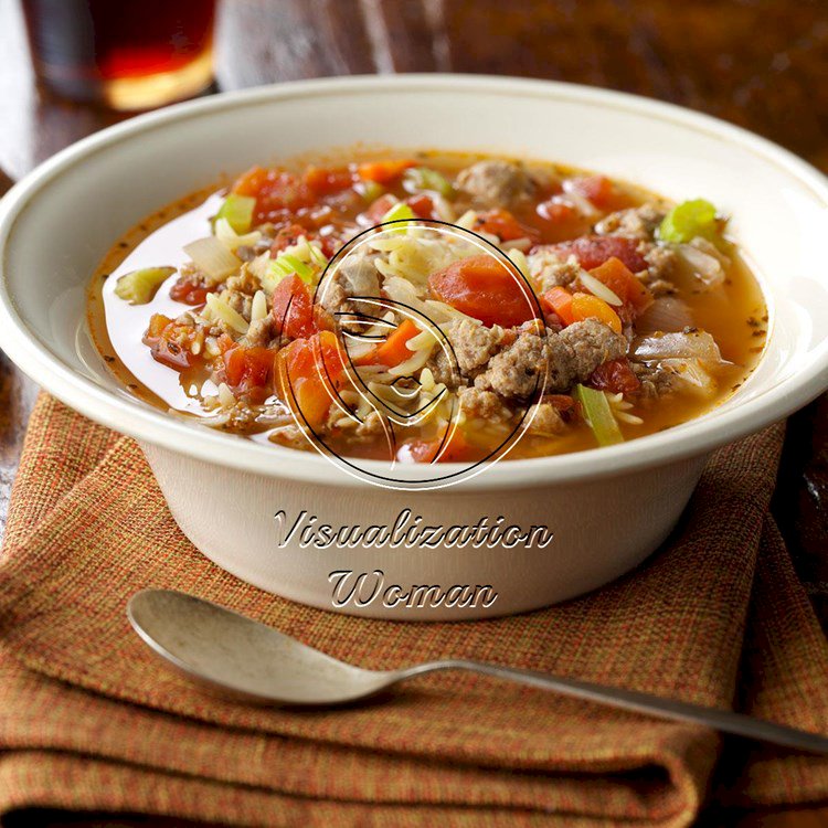 Italian Sausage and Orzo Soup