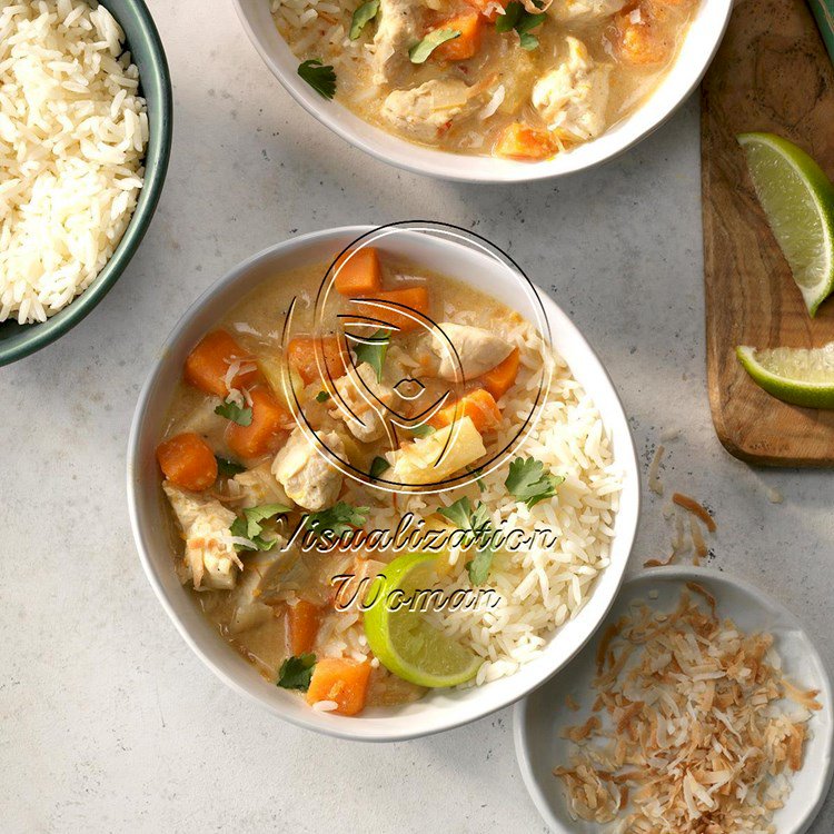 Coconut Chicken and Sweet Potato Stew