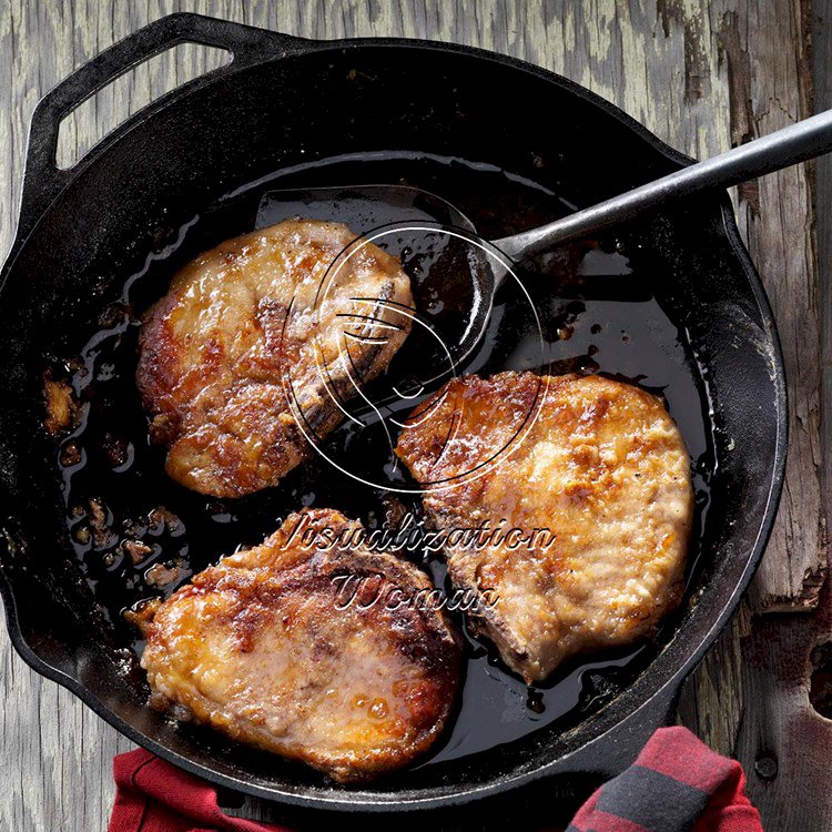 Maple Glazed Pork Chops