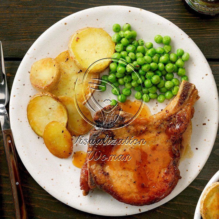 Slow-Cooker Bourbon Pork Chops
