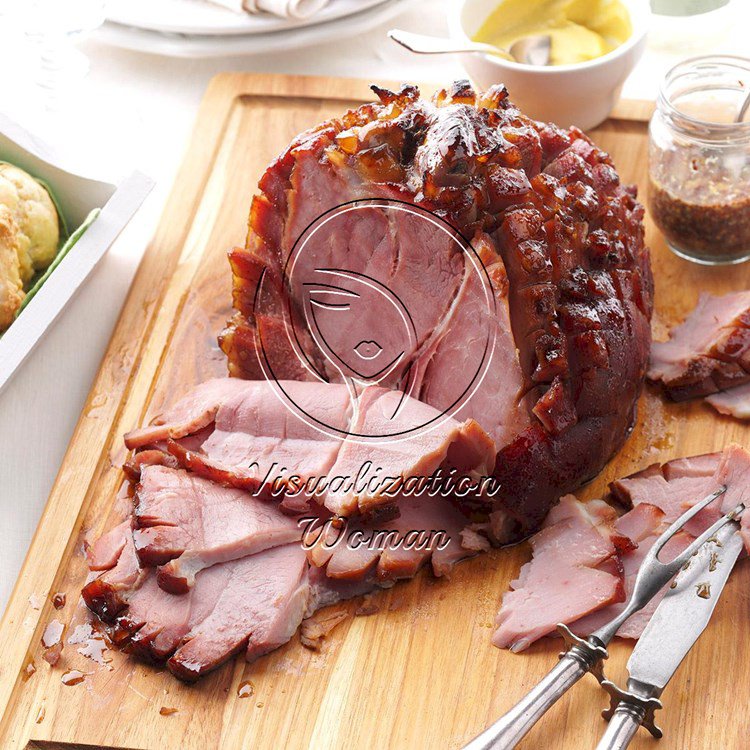 Bourbon-Spiced Glazed Ham