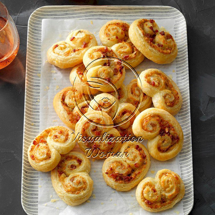 Gruyere and Crab Palmiers