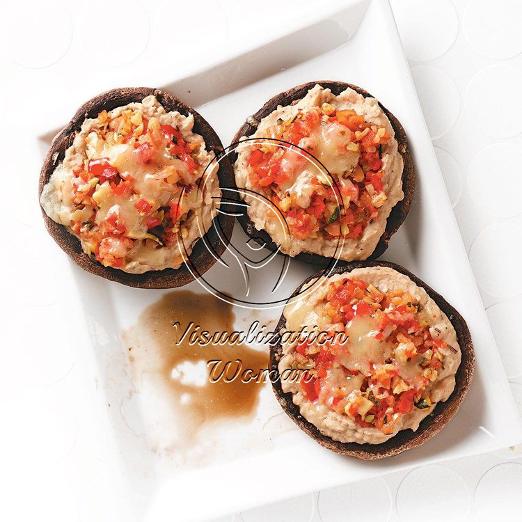 Vegetable-Stuffed Portobellos