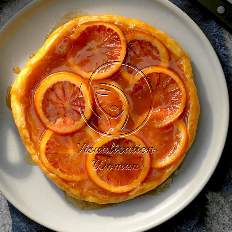 Blood Orange Caramel Tarte Tatin