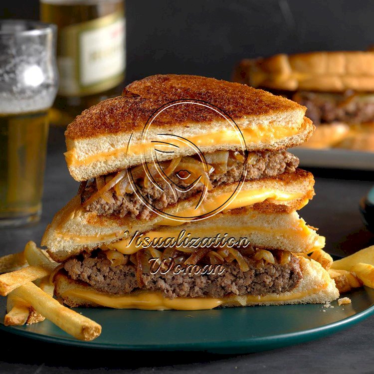 Grilled Cheese Bun Burgers