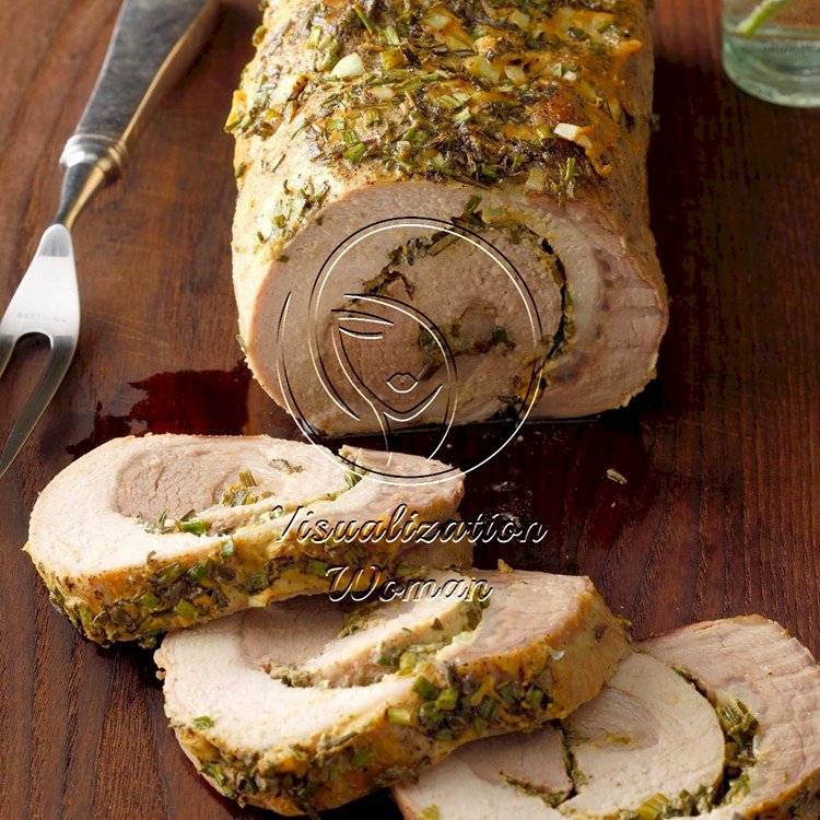 Herb-Stuffed Pork Loin