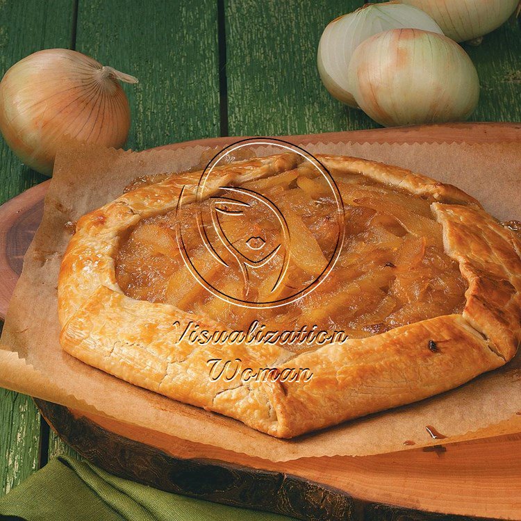 Rustic Fig, Onion & Pear Tart