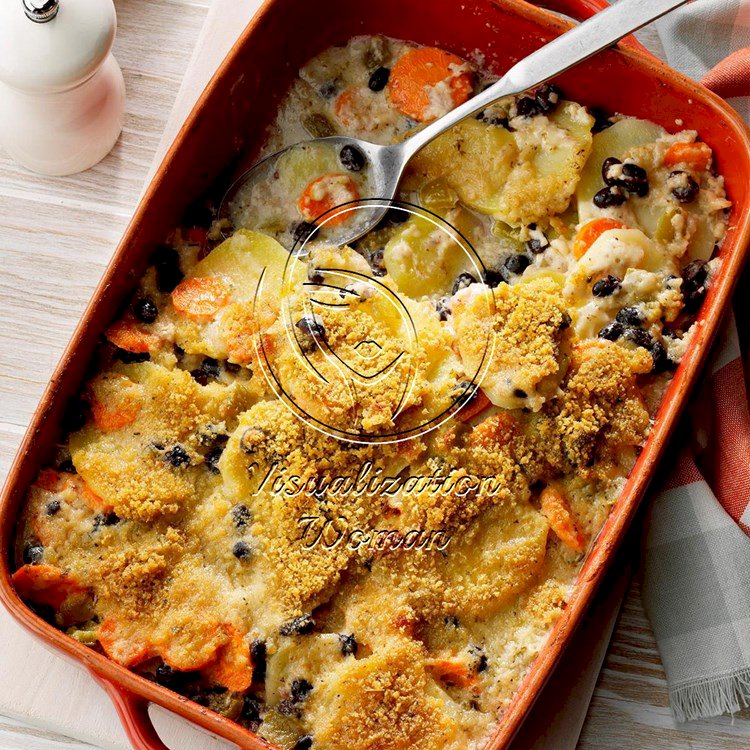 Vegetarian Potato au Gratin