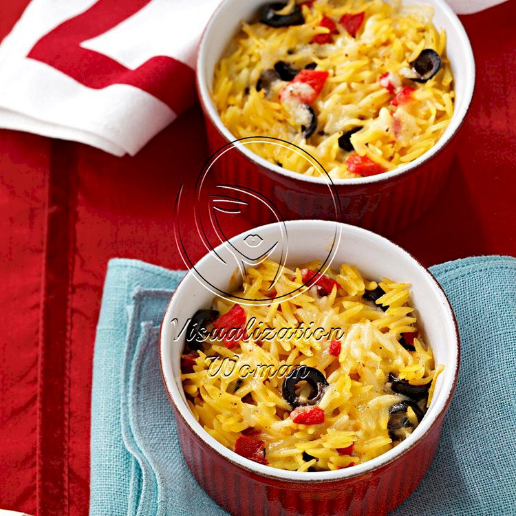 Baked Fontina Orzo