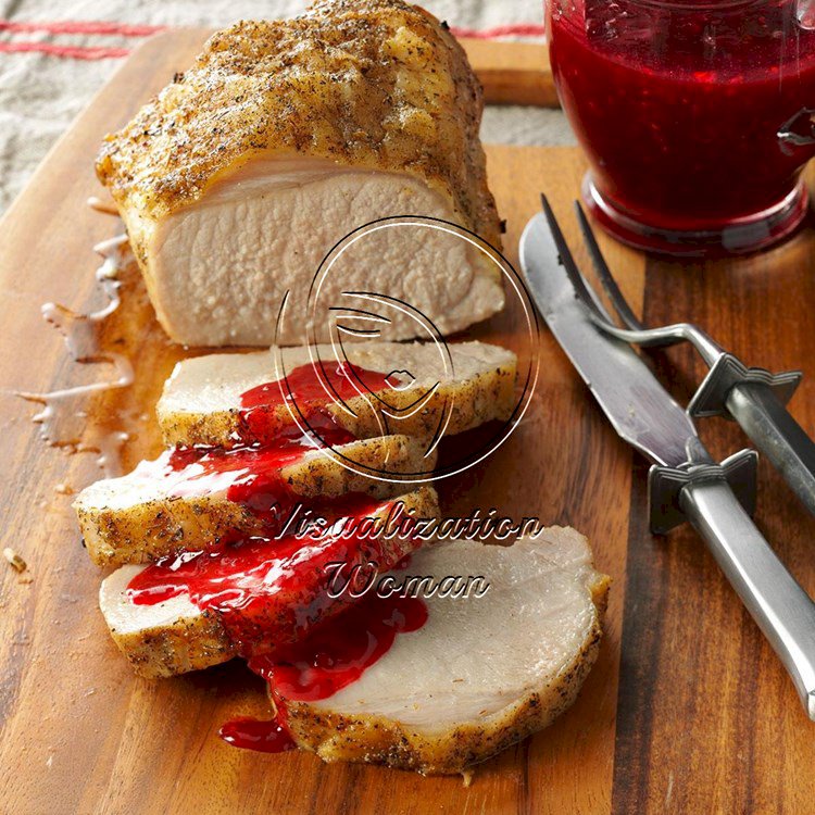 Pork Loin with Raspberry Sauce