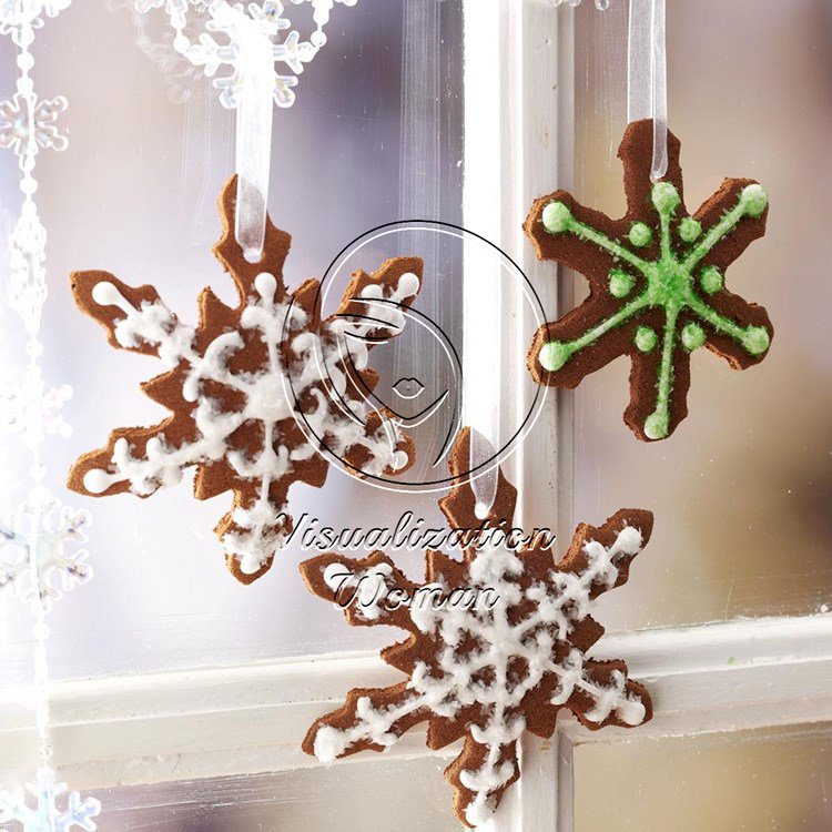 Cinnamon Snowflake Ornaments