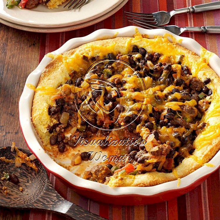 Black Bean Tamale Pie