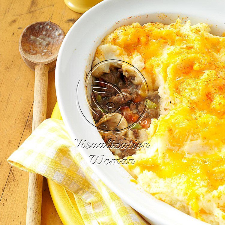 Mashed Potato Beef Casserole