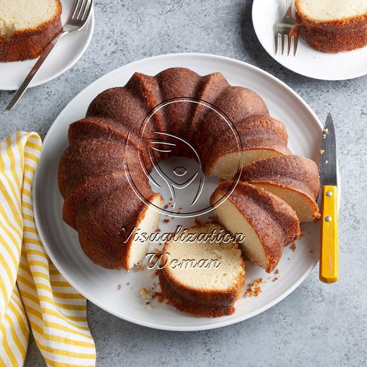 Glazed Lemon Tube Cake