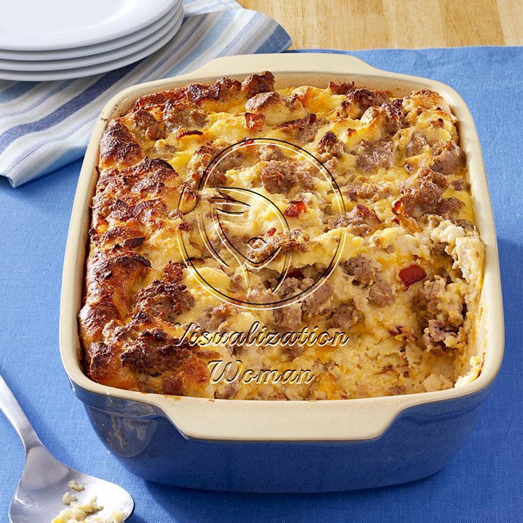 Cheese Sausage Strata