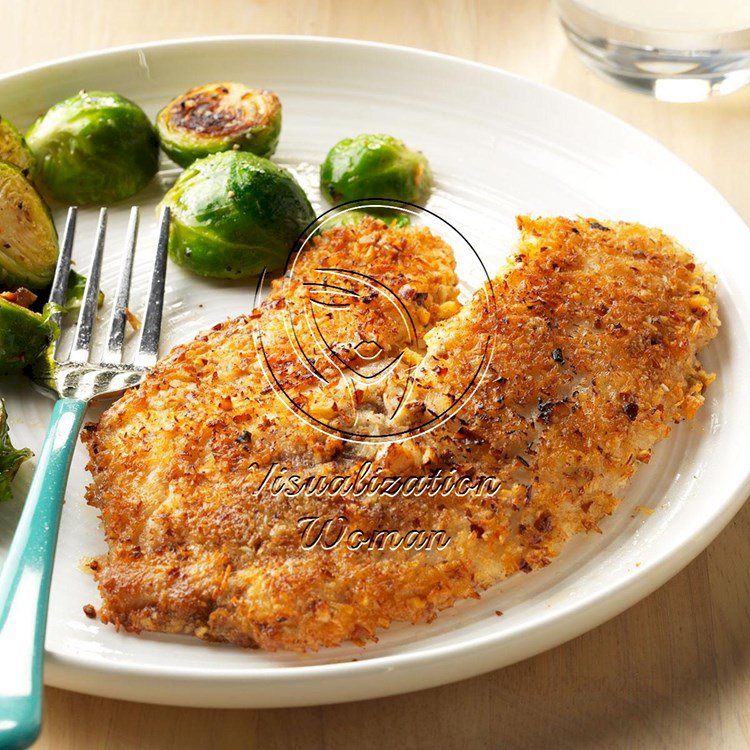 Pecan-Coconut Crusted Tilapia