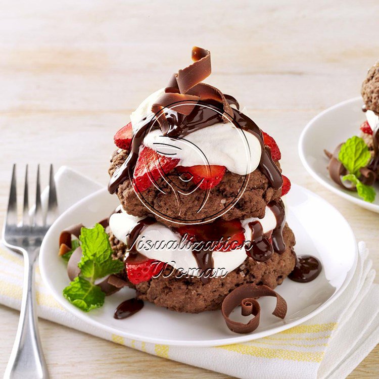 Chocolate Strawberry Shortcakes