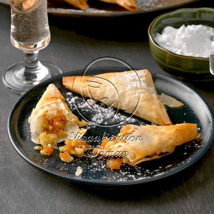 Mediterranean Apricot Phyllo Bites