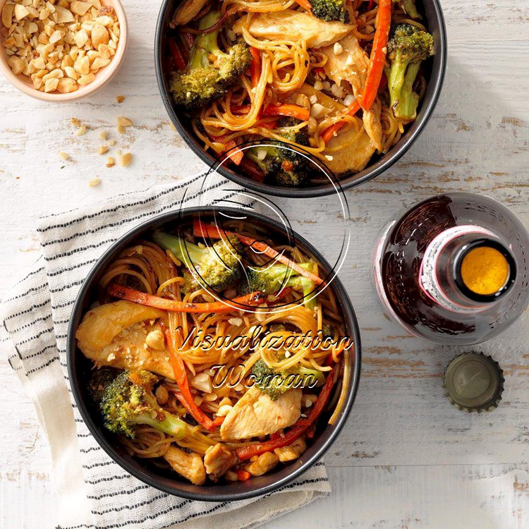 Stir Fry Chicken Lo-Mein