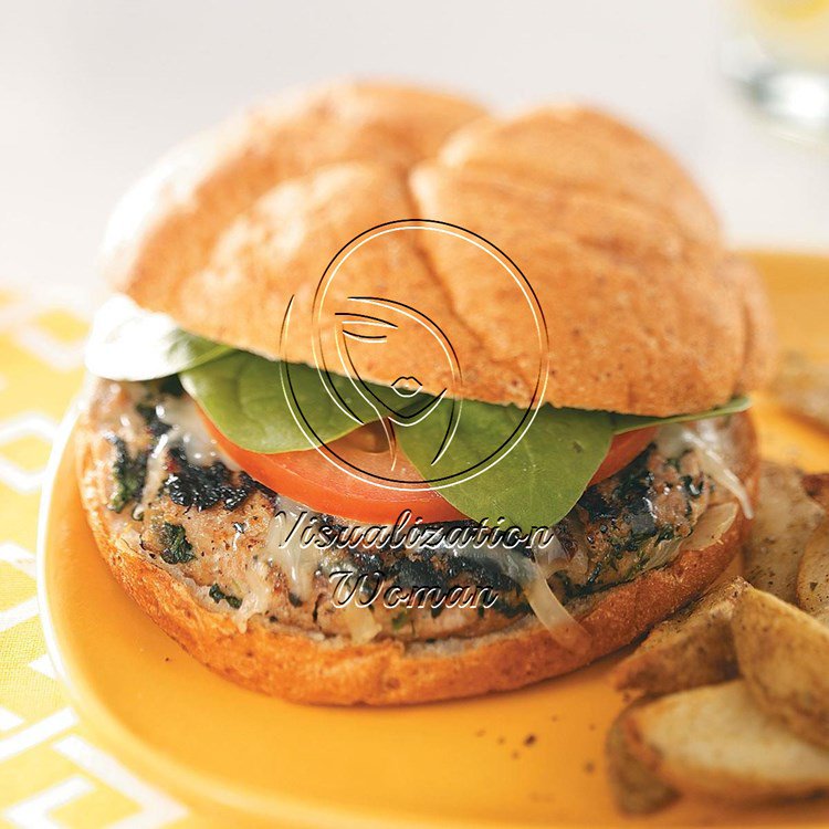 Chicken Florentine Burgers