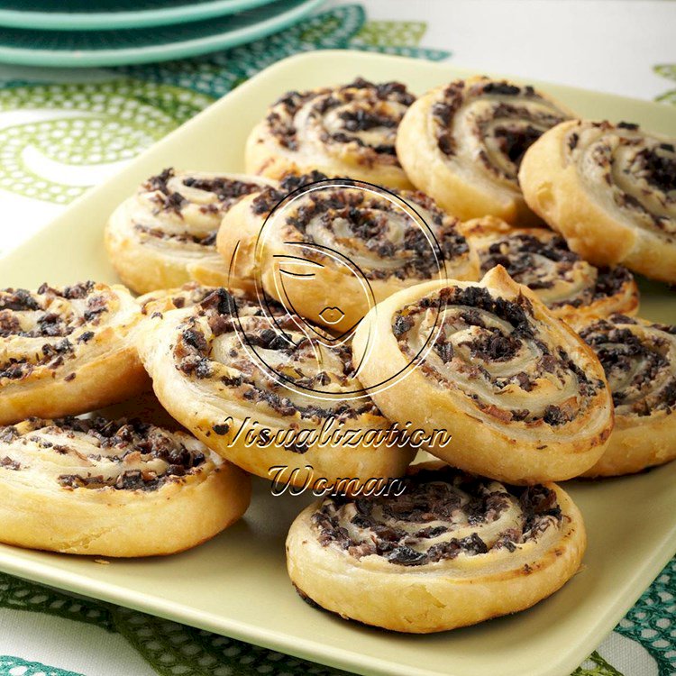 Mushroom Pastry Pinwheels