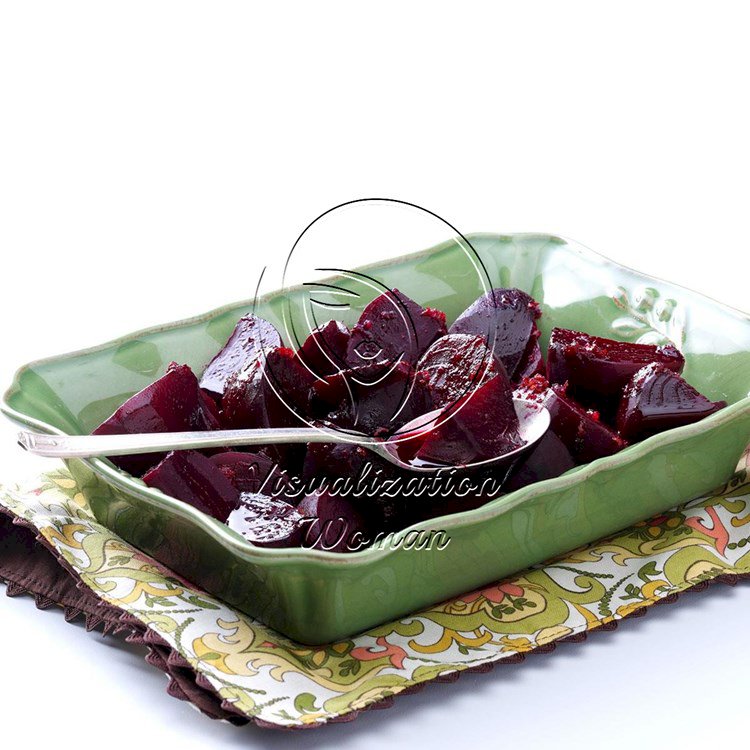 Pomegranate Glazed Beets