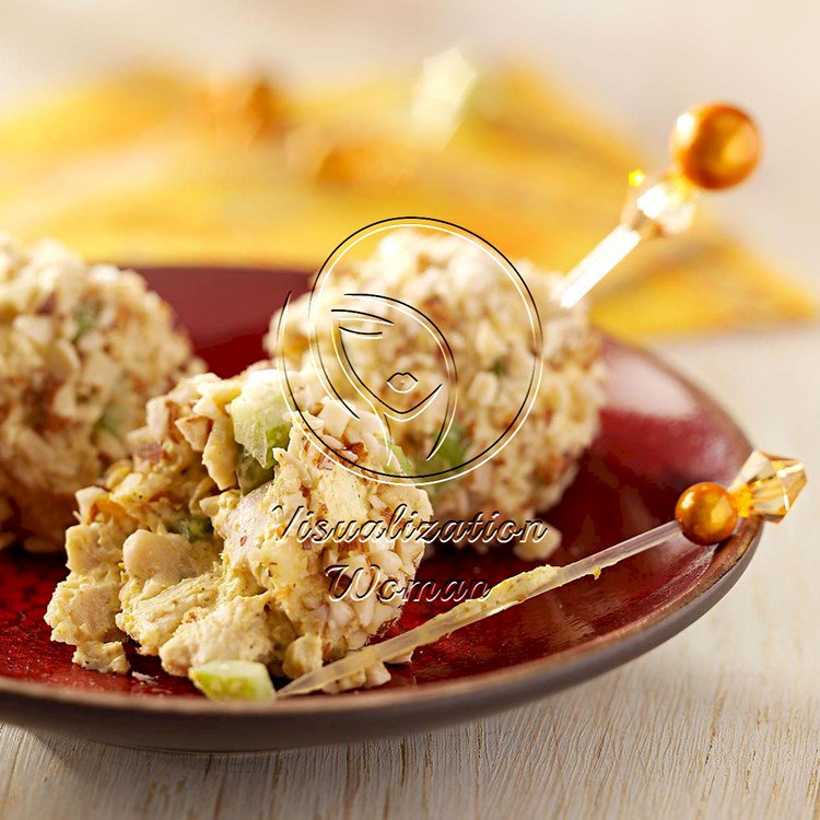 Curried Chicken Balls Appetizer