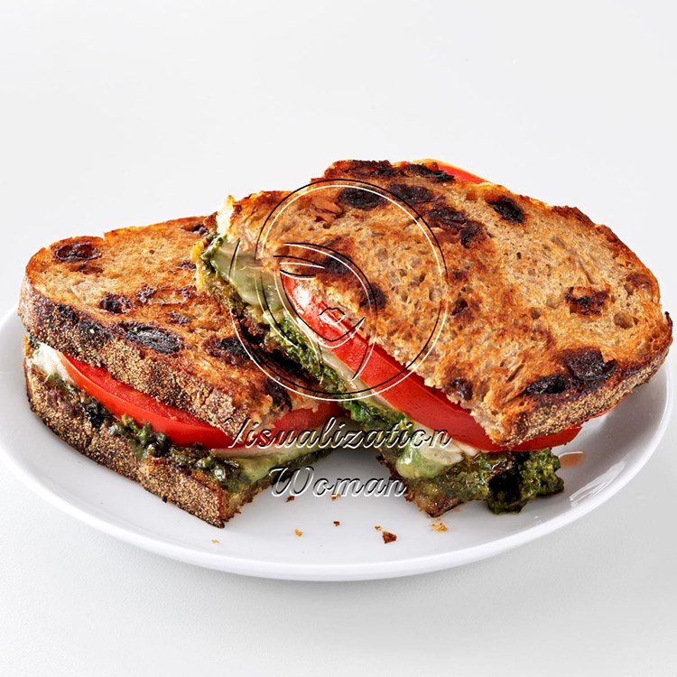 Pesto Grilled Cheese Sandwiches