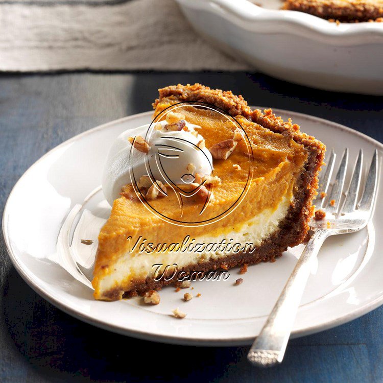 Double-Layer Pumpkin Cheesecake