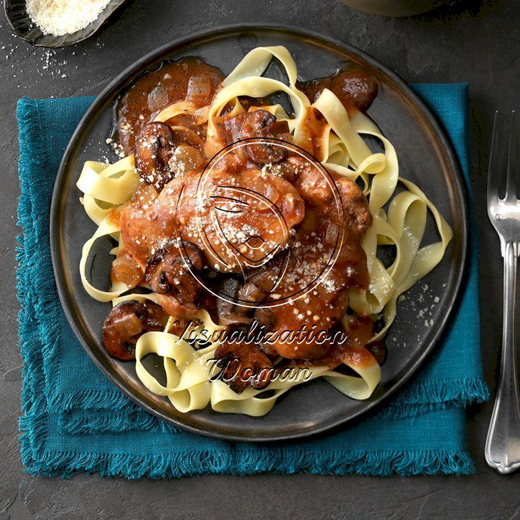 Chicken Merlot with Mushrooms