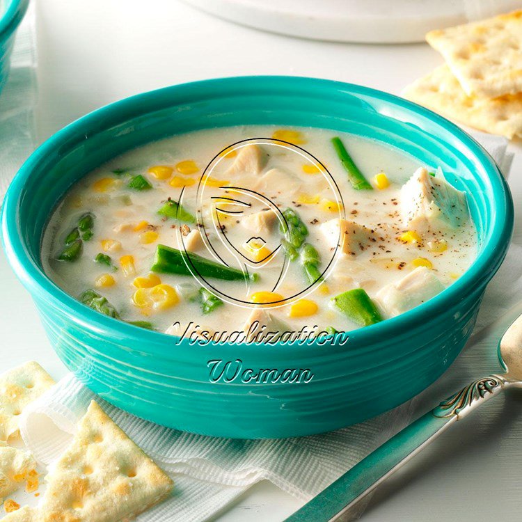 Chicken, Asparagus & Corn Chowder