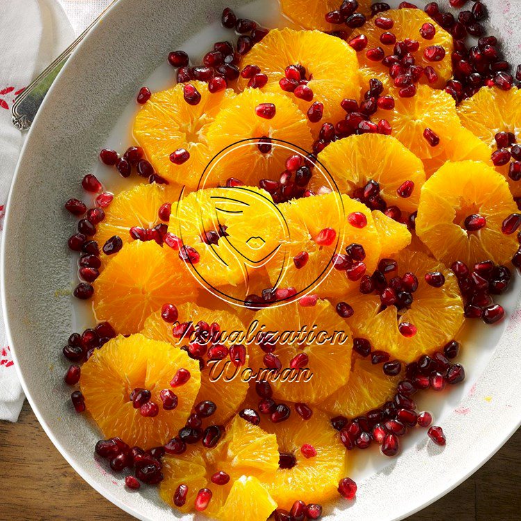 Orange Pomegranate Salad with Honey