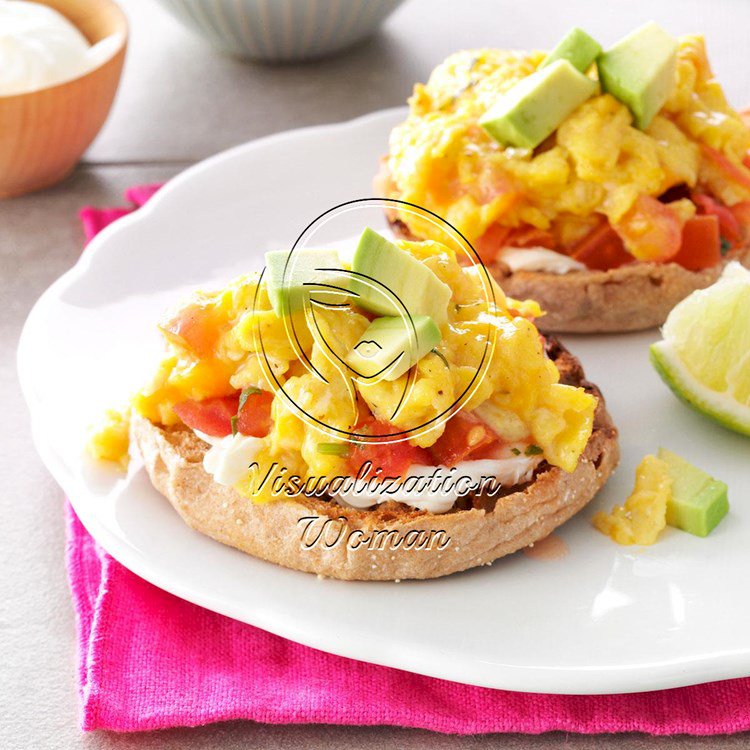 Salsa & Scrambled Egg Sandwiches